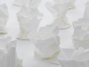paper waste basket by Keiko Hirano