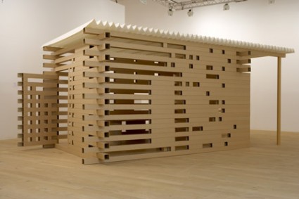 paper tea house by Shigeru Ban
