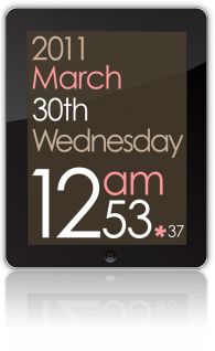 TypoDesignClock