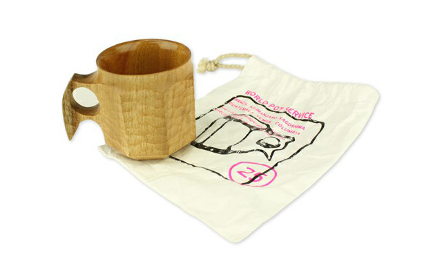 KIKISA Wooden Coffee Cup by Jin Akihiro - Spoon & Tamago
