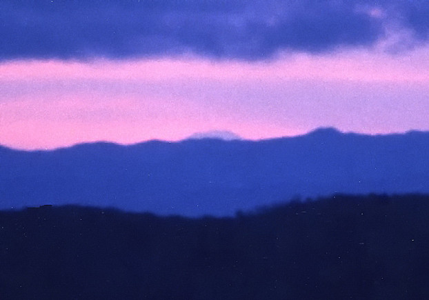 mt fuji from afar - hiroshi yoshino