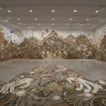 Yusuke Asai’s Sprawling Mud Mural Comes to Houston, Texas