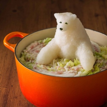 This Winter Keep Warm With Grated Daikon Radish Sculptures in Your Nabe