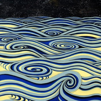 Yuki Ideguchi Paints Waves of Life and Death