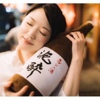 Sake Bottle Pillow Makes Any Sleeping Person a Passed Out Drunkard