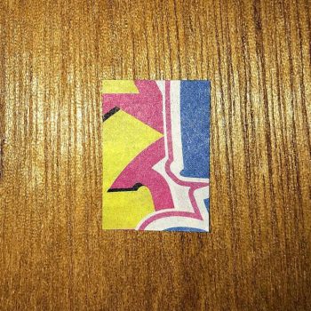 Cropped Japanese Tabloids as Abstract Art