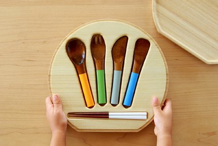 CO ZEN, urushi cutlery for kids
