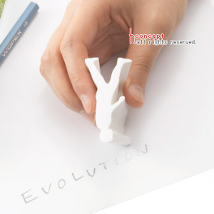 Evolution Radiergummi Von Hiroyuki Shiratori - Spielerischer Radiergummi, Der Sich Von Affe Zu Mensch Verwandelt