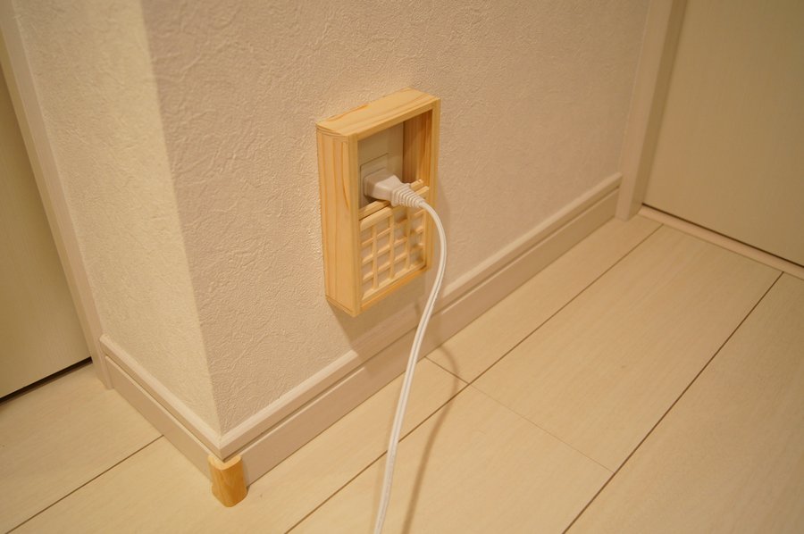 Hide your electrical outlets with Japanese shoji screens - Spoon & Tamago