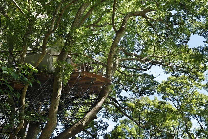 risonare atami treehouse by hiroshi nakamura