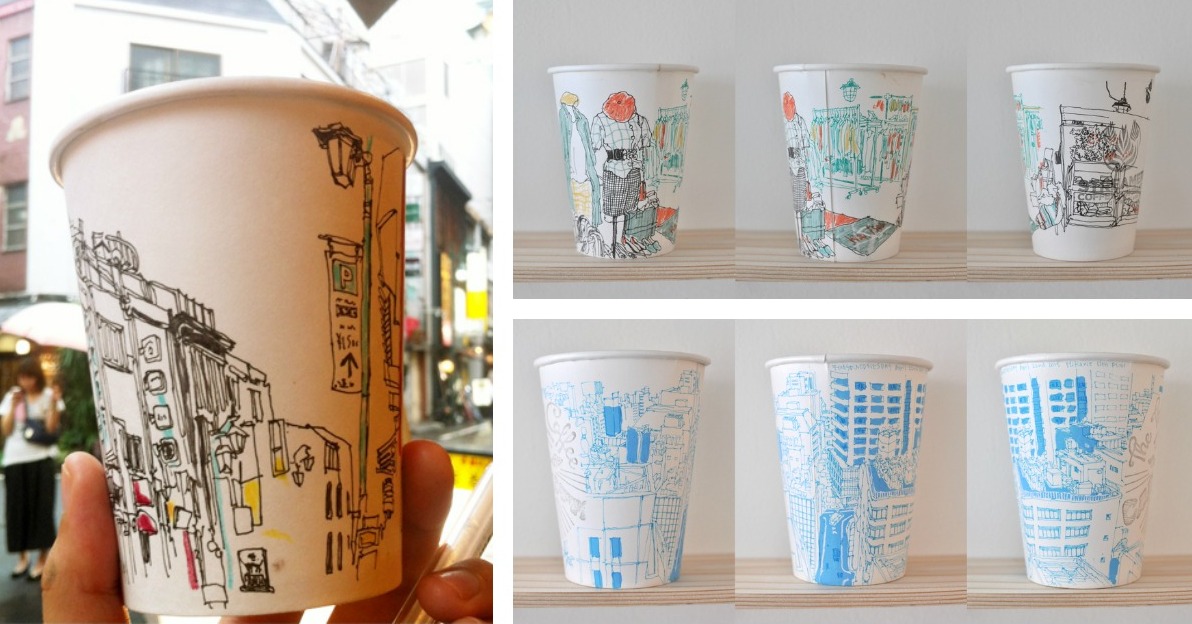 Drawing the Streets of Tokyo on Coffee Cups with Mariya Suzuki - Spoon ...