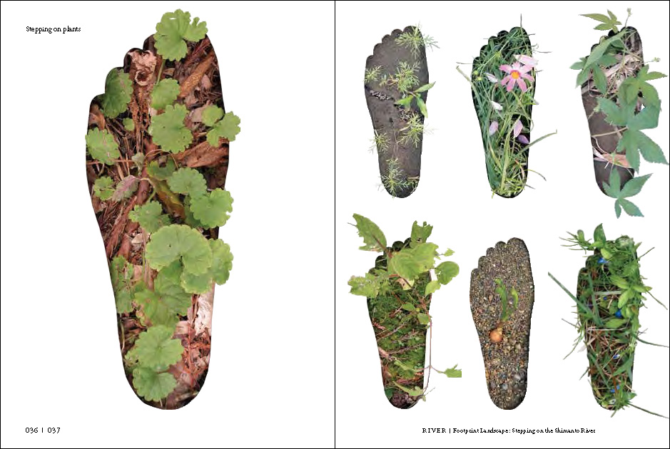 ‘Stepping on plants’ by Kyoko Nakamura, Kazuko Nomoto and Kaori Hashimoto, in the 4th Ex-formation theme, ‘Plants’.