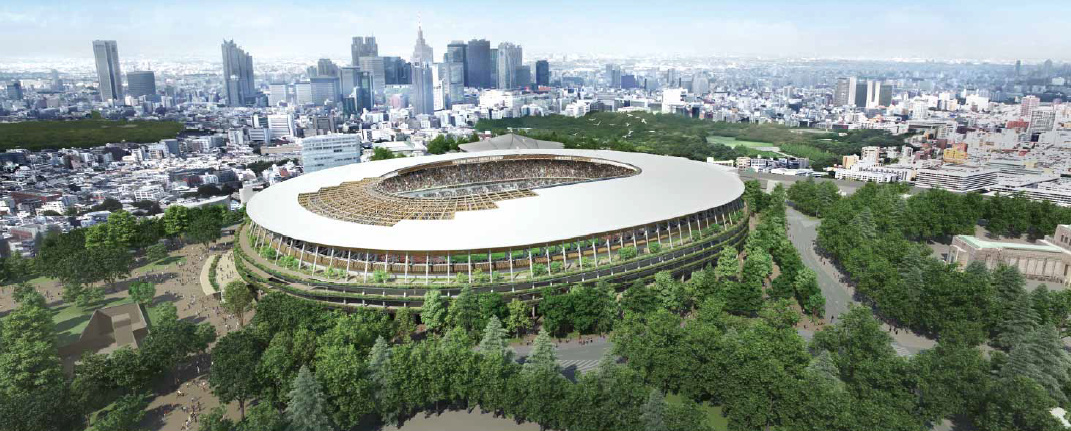 Japan Stadium Proposal A - center