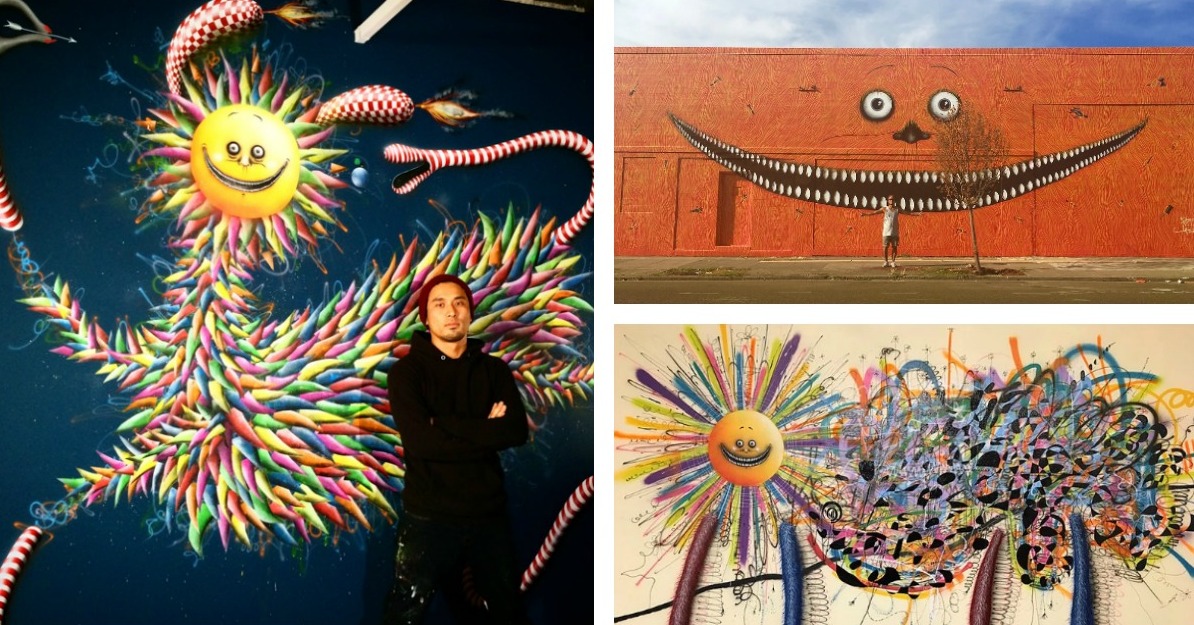 Psychedelic, Graffiti-Inspired Artwork by Yoshi47 | Spoon & Tamago