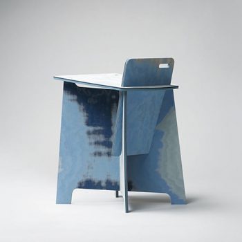 Stump Chair by Satoshi Itasaka Made Using Excess Fabric From the Fast Fashion Industry