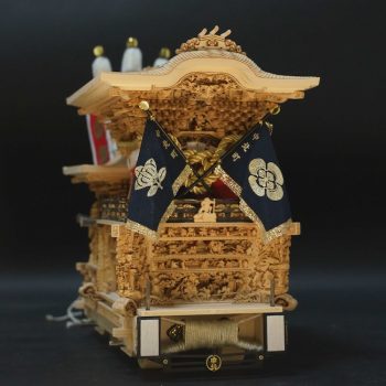 Miniature, Ornate Wooden ‘Danjiri’ Floats Carved Entirely by Hand