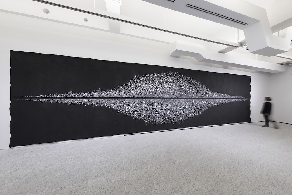 Hiraku Suzuki's Constellations Configured From Silver Spray Paint and Marker