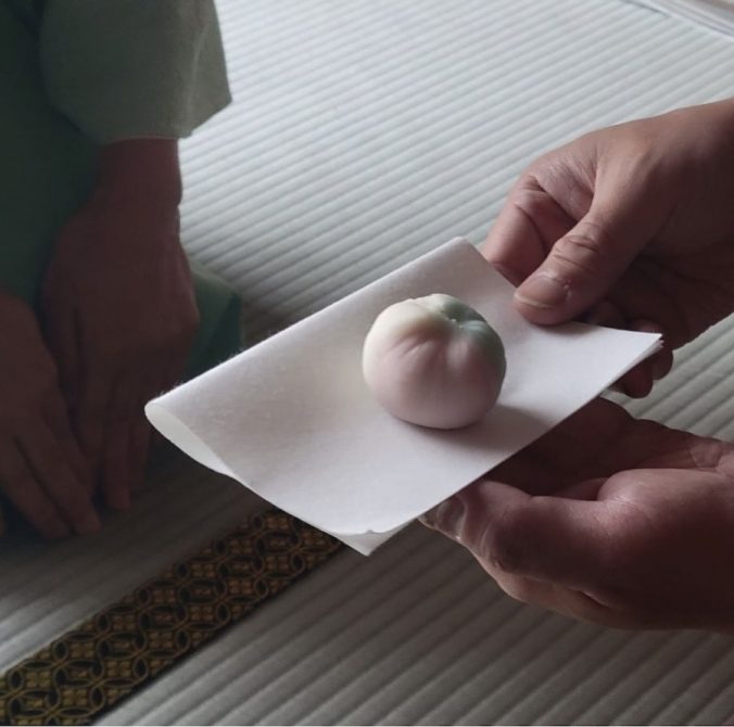 A Tea Ceremony in a Portable Tea Room Atop Mount Fuji Spoon & Tamago