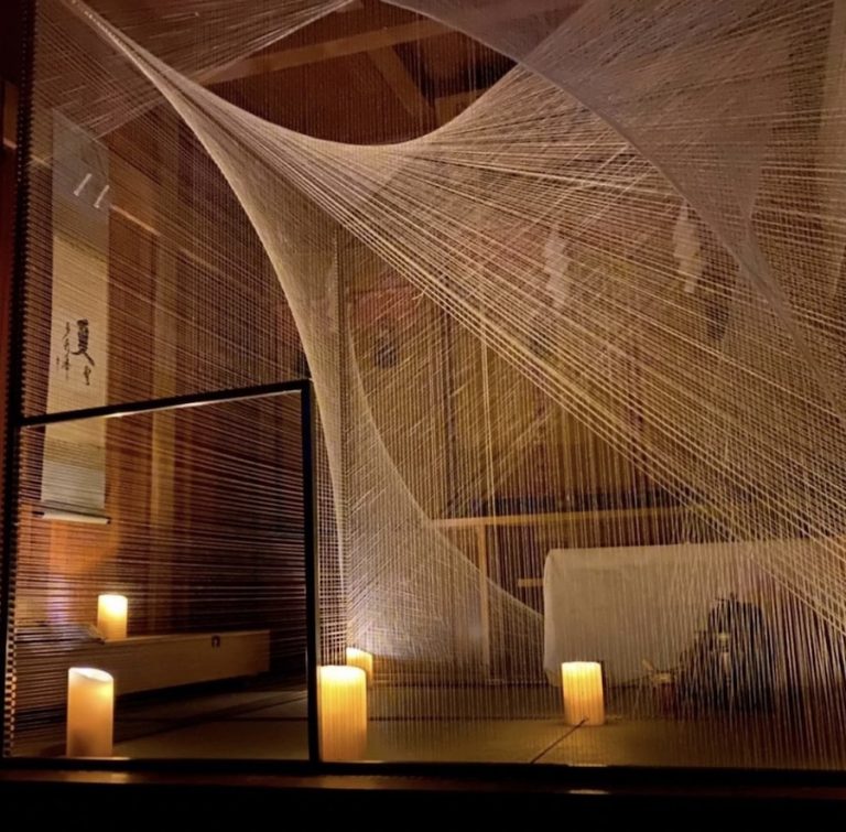 A Tea Ceremony in a Portable Tea Room Atop Mount Fuji Spoon & Tamago