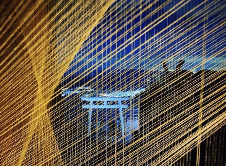 A Tea Ceremony in a Portable Tea Room Atop Mount Fuji Spoon & Tamago