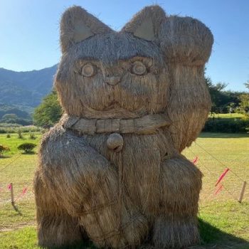 Rice Straw Sculptures from the 2022 Wara Art Festival