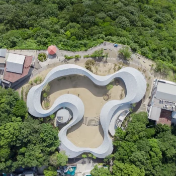 Yashima’s Undulating Mountaintop Pavilion and Renovated Teahouse