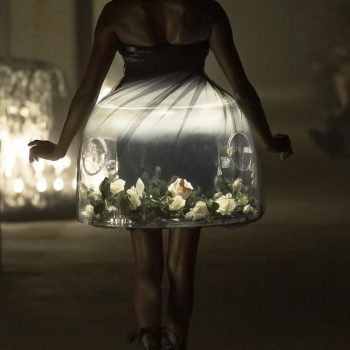 Undercover’s Jun Takahashi Lights up Paris Fashion Week with Glowing Terrarium Dresses