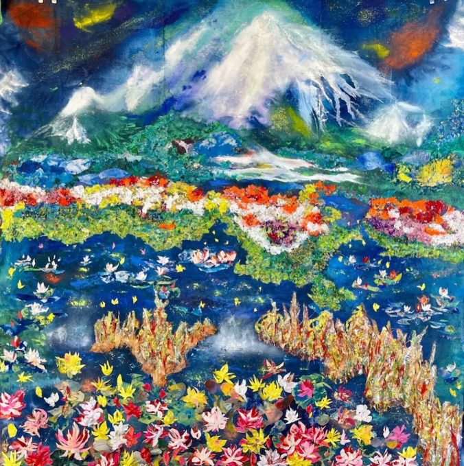 Noriko Sugiyama Transforms Old Kimono Into Luxurious Landscapes | Spoon ...