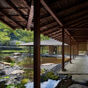 Takenokuma Cafe is a Water Garden Inspired by the Lush Nature of Kumamoto