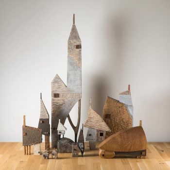 A Glimpse Inside the Whimsical Wooden Miniature Homes of Yukihiro Akama