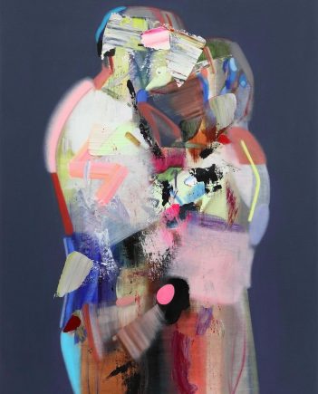 Abstract Paintings by Yuna Ogina Depict Intimate Human Connections